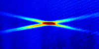 Optical dipole trap with Rubidium atoms